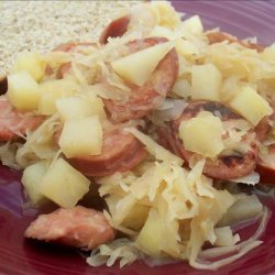 Sausage 'n Sauerkraut Skillet recipe