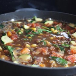 Southwestern Vegetarian Lentil Soup recipe