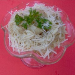 Spaghettini With Roasted Garlic recipe