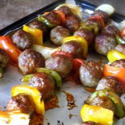 Easy Meatball Kebobs recipe