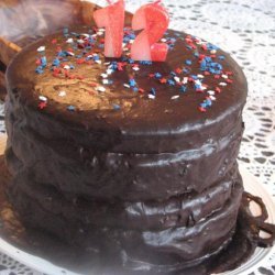 Favorite Fudge Birthday Cake recipe