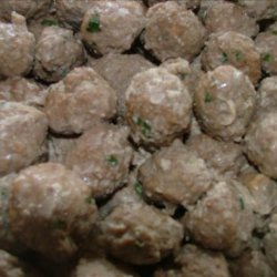 Garlic Italian Meatballs...for a Crowd! recipe