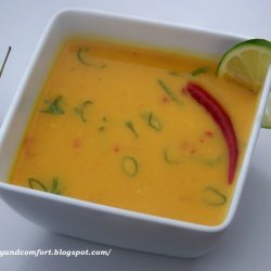 Spicy Sweet Potato and Coconut Soup recipe