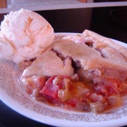 Farmhouse Fresh:  Orange - Rhubarb Pie recipe
