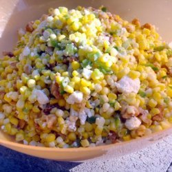 Corn Salad With Feta and Walnuts recipe