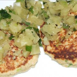 Green Onion Crab Cakes With Pineapple Salsa recipe