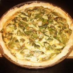 Savory Spinach & Broccoli Quiche recipe