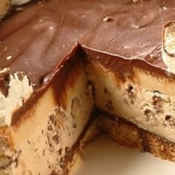 Frozen Chocolate-Covered Cappuccino Crunch Cake recipe
