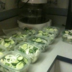 Freezer Pickles recipe