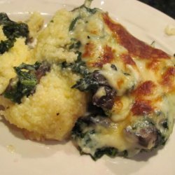 Polenta With Kale and Portobello Mushrooms (Rachael Ray) recipe