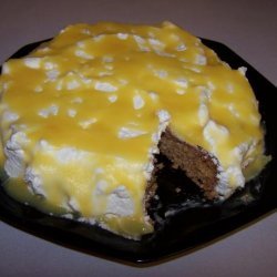 Graham Cracker Walnut Whipped Cream Caramel Cake recipe