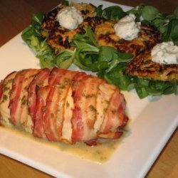 Stuffed Chicken Breasts With Smashed Potatoes recipe
