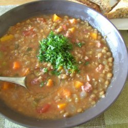 Hearty Lentil & Ham Soup recipe