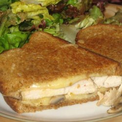 Chicken, Mushroom, and Gruyere Grilled Sandwiches recipe