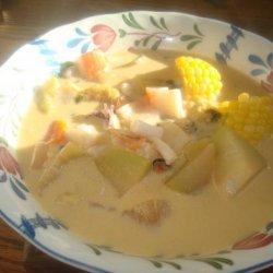 Honduran Coconut Seafood Soup (Sopa Catratcha De Mariscos Con Un recipe