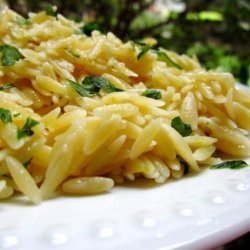 Orzo With Lemon and Parsley recipe