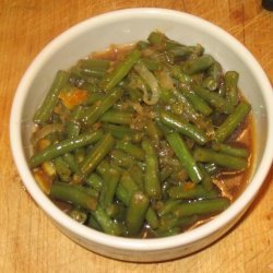 Orange-Soy Glazed Green Beans recipe