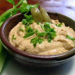 Hummus With Olives and Pepperoncini recipe