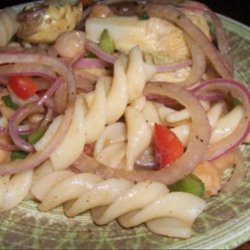 Vegan Artichoke Pasta Salad recipe
