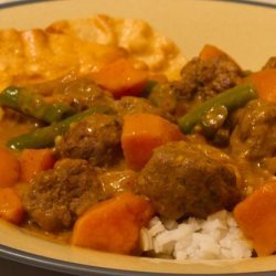 Lamb Meatball Curry recipe