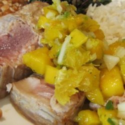 Grilled Tuna Steaks With Mango Salsa recipe