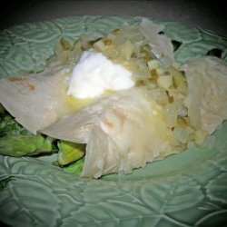 Asparagus Rolls With Jalapeño Chutney recipe