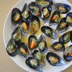 Mussels in Garlic Butter recipe