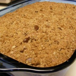 Chocolate Peanut Butter Streusel Cake recipe