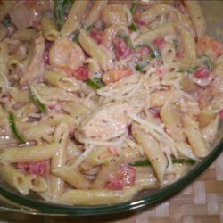 Chicken & Shrimp Primavera recipe