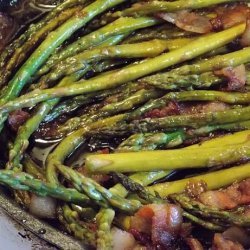 Balsamic Asparagus With Bacon Yum! recipe