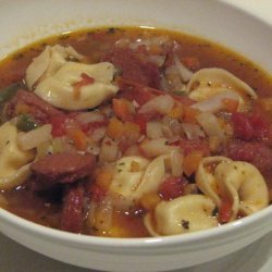 Bob’s Italian Sausage Tortellini Soup recipe