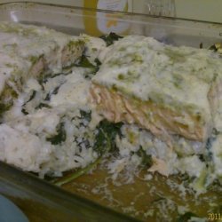 Salmon Basmati Rice Bake recipe