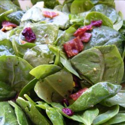 Pf's Eternal Flame Spinach Salad recipe