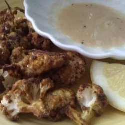 Roasted Cauliflower With Ras El Hanout Tahini Sauce recipe