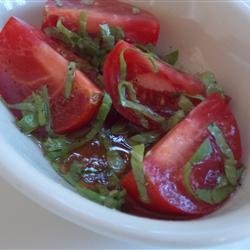 10-Minute Tomato Basil Salad recipe