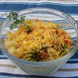 Delish Lime and Corn Pasta Salad recipe