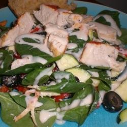Spinach and Chicken Salad recipe
