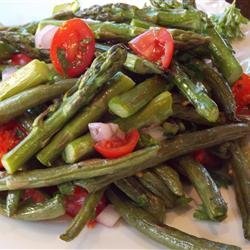 Green Bean and Asparagus Salad recipe