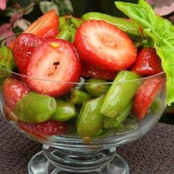 Strawberry Snap Pea Salad recipe