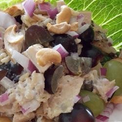 Chicken, Grape, and Rice Salad recipe