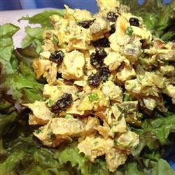 Curry Chicken Salad with Grapes recipe