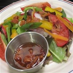 Iceberg Wedge Salad with Warm Bacon Dressing recipe