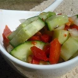 Italian Onion Cucumber Salad recipe