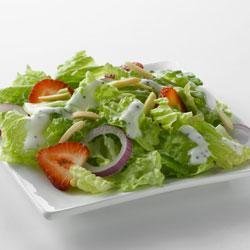 Strawberry Romaine Salad and Creamy Poppy Seed Dressing with Truvia(R) Natural Sweetener recipe