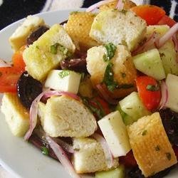 Panzanella Salad (Bread Salad) recipe