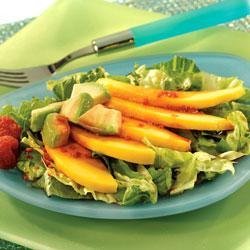 Mango and Avocado Salad with Acai Berry Vinaigrette recipe