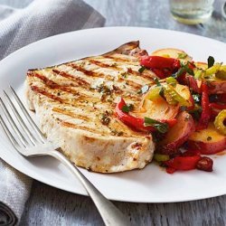Grilled Swordfish Salad recipe