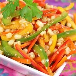 Asian Pepper Salad recipe