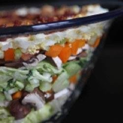 Layered Vegetable Salad recipe