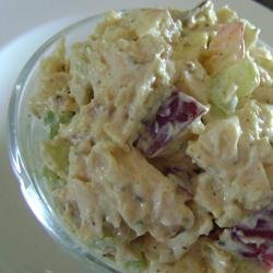 Chicken Salad with Grapes and Apples recipe